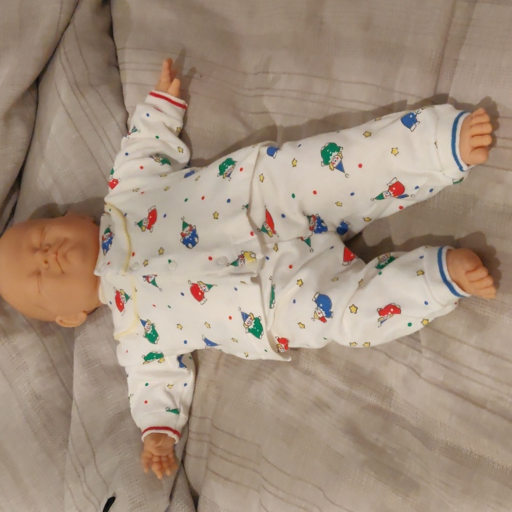 Vintage Retro 21" Baby Size Doll In Carter's Outfit